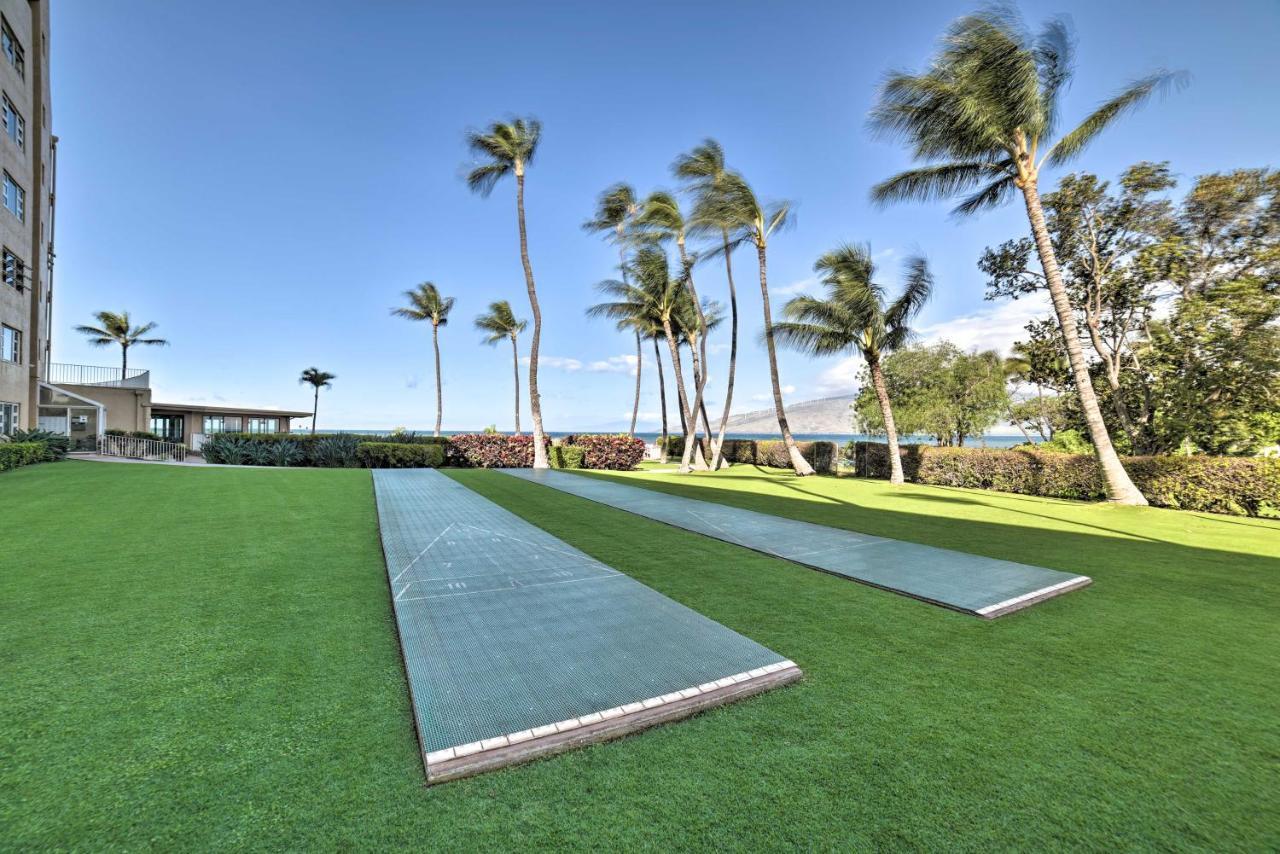 Ocean-View Kihei Condo With Lanai Steps To Beach! Exterior photo