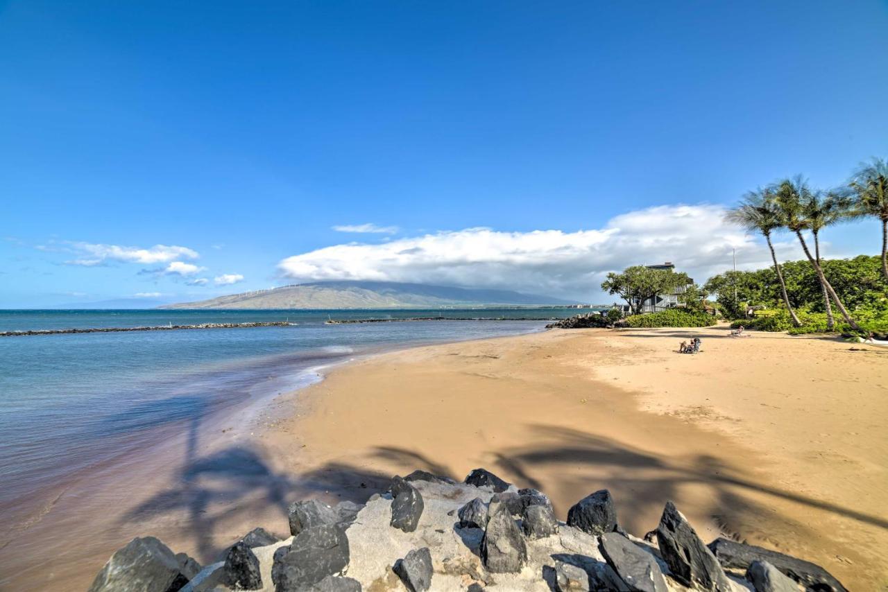 Ocean-View Kihei Condo With Lanai Steps To Beach! Exterior photo